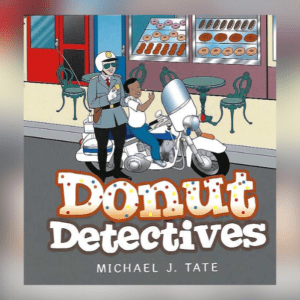 A book cover with two men on motorcycles.